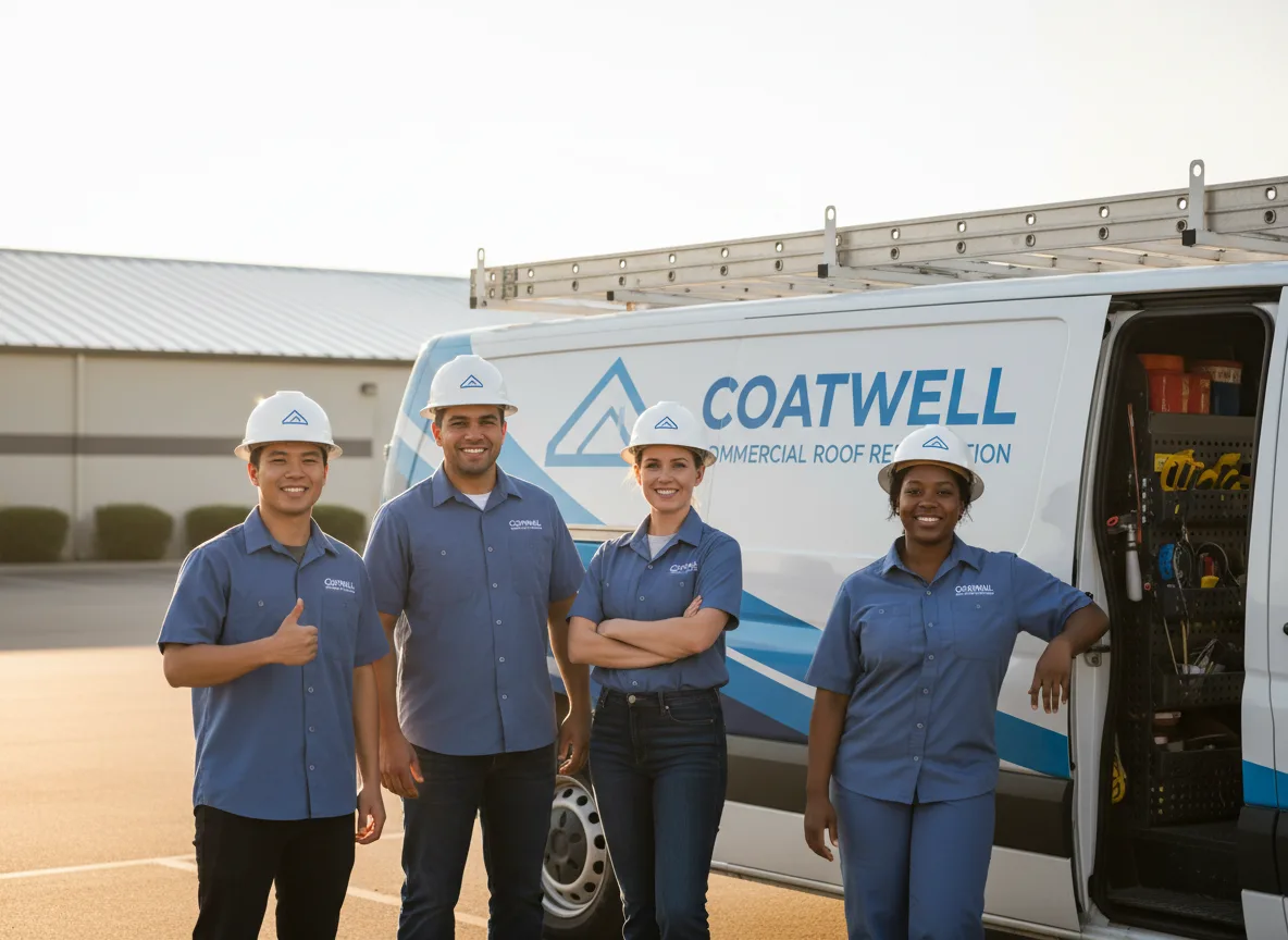 Commercial roof coating company in Shaw, MS